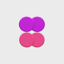 ALMOHADILLAS FREESTYLE ROSA/VIOLETA