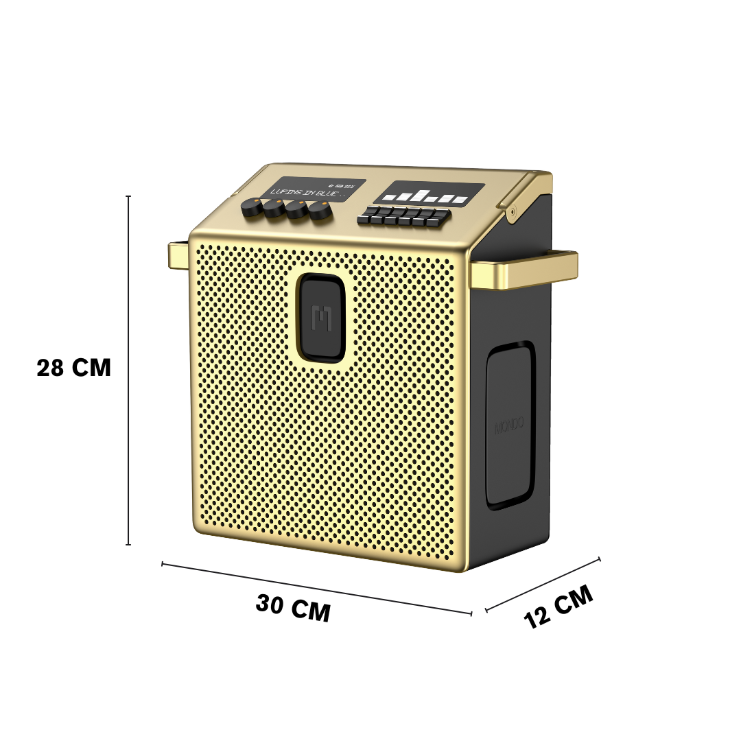 SPEAKER MEDIUM DORADO