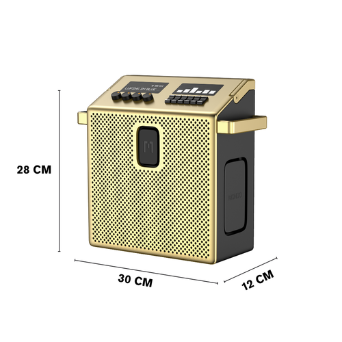 SPEAKER MEDIUM DORADO