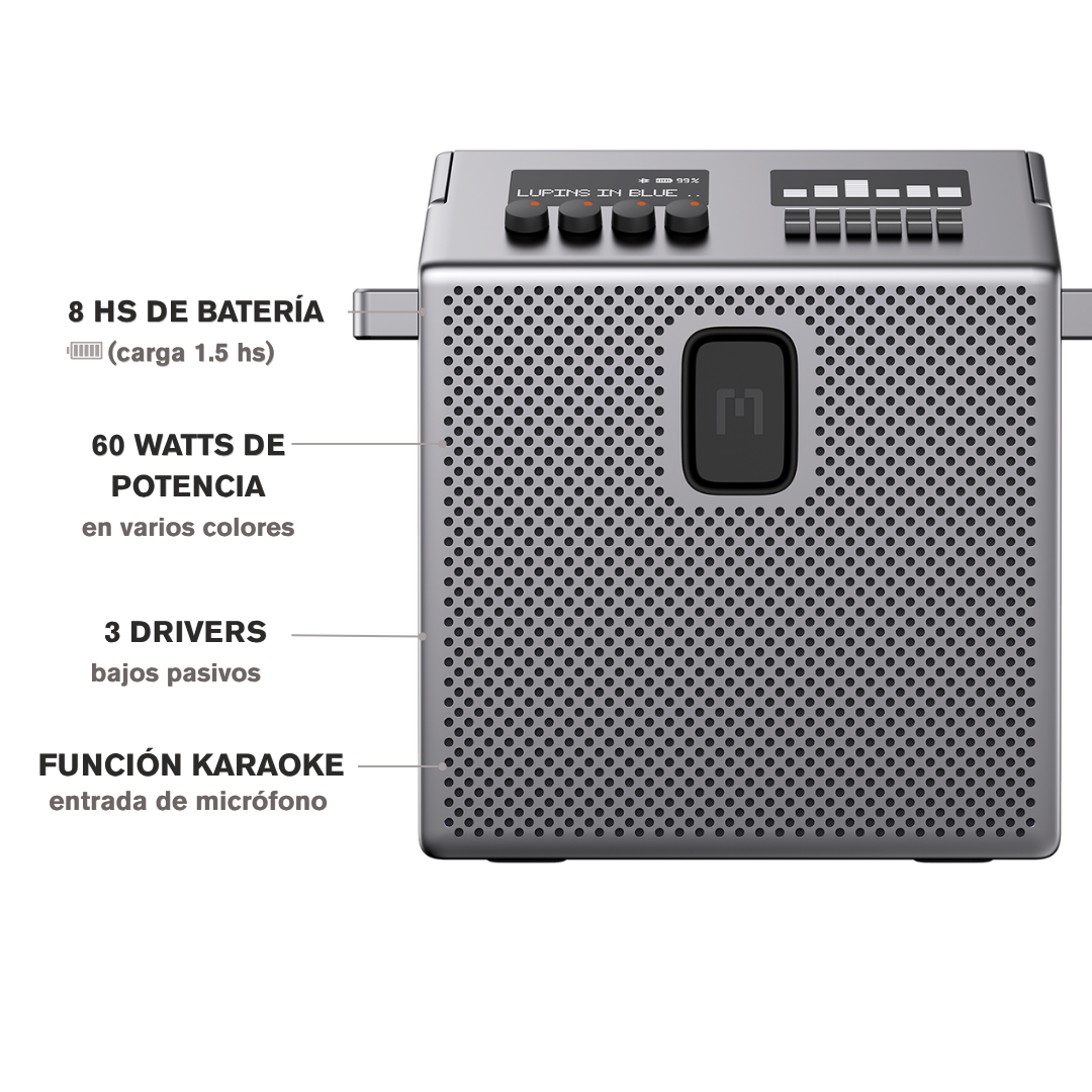 SPEAKER MEDIUM GRIS OSCURO