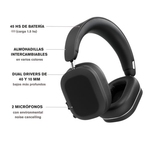 OVER-EAR NEGRO