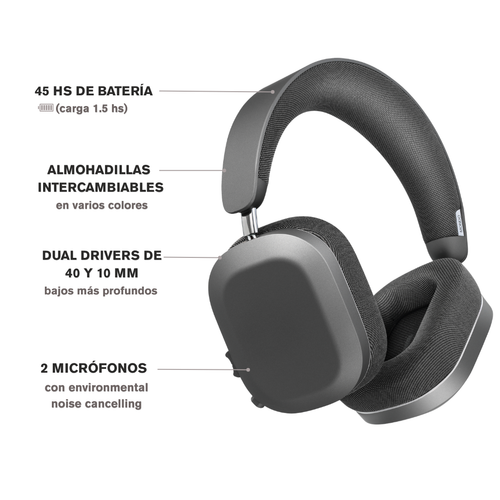 OVER-EAR GRIS