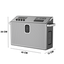 SPEAKER LARGE GRIS OSCURO