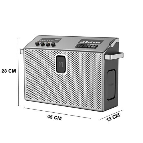SPEAKER LARGE GRIS OSCURO
