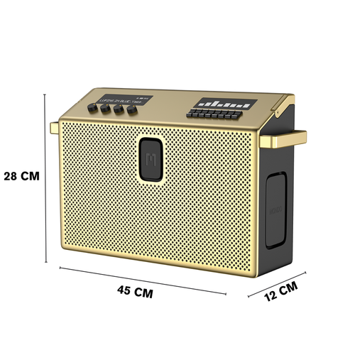 SPEAKER LARGE DORADO
