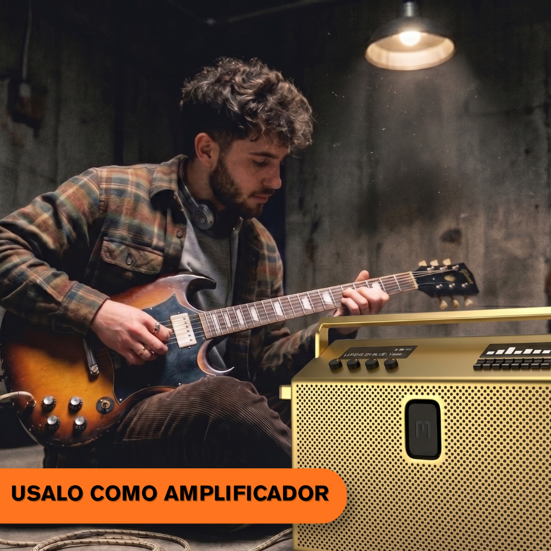 SPEAKER LARGE DORADO