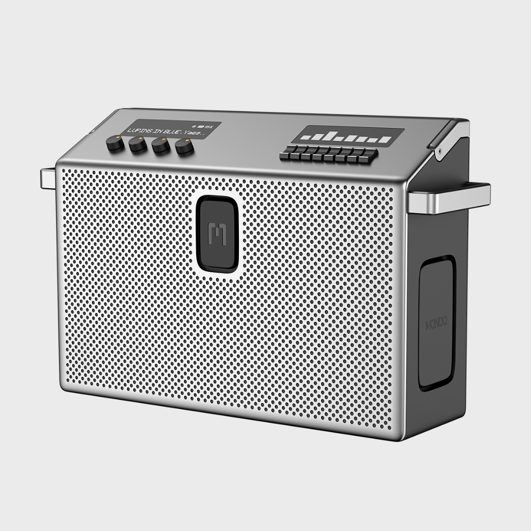 SPEAKER LARGE GRIS OSCURO