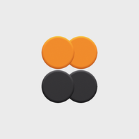 ALMOHADILLAS FREESTYLE NEGRO/NARANJA