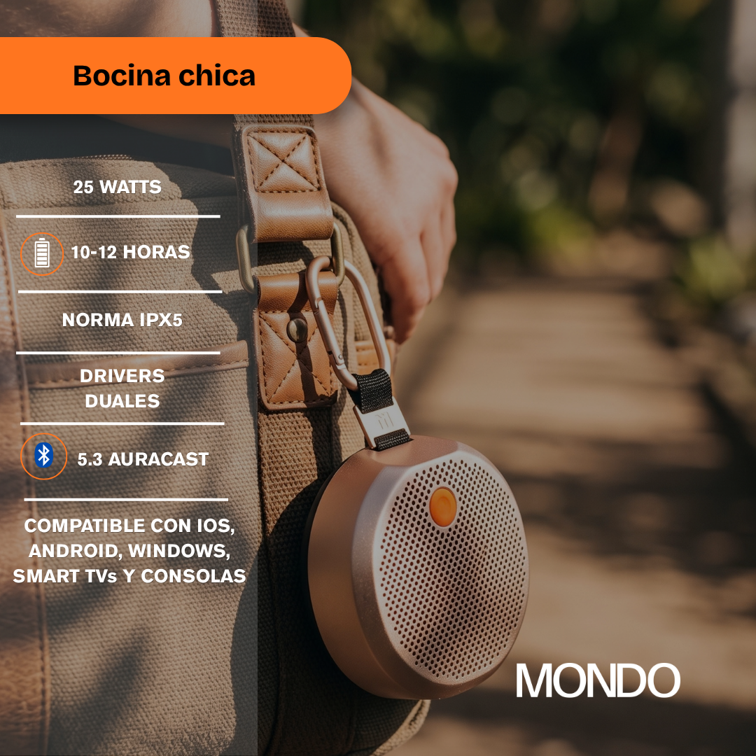 MONDO Small Speaker - Dorado
