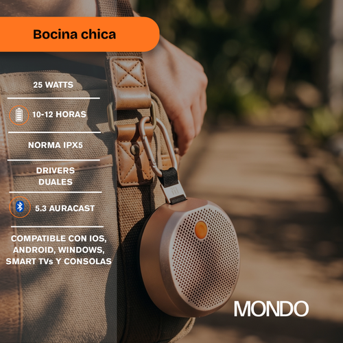MONDO Small Speaker - Dorado
